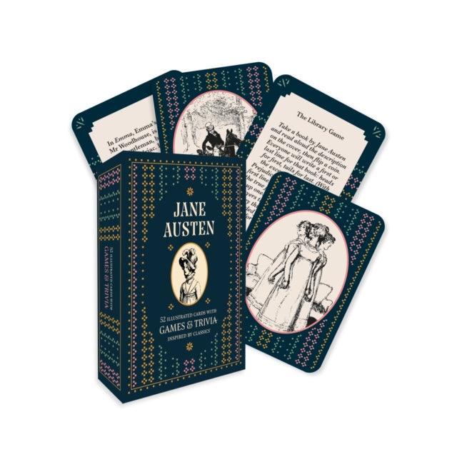 Jane Austen - A Card and Trivia Game : 52 illustrated cards with games and trivia inspired by classics - The Cleeve Bookshop