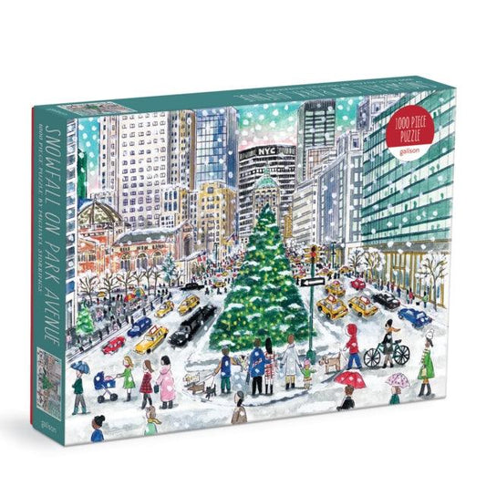 Michael Storrings Snowfall on Park Avenue 1000 Piece Puzzle - 9780735371989