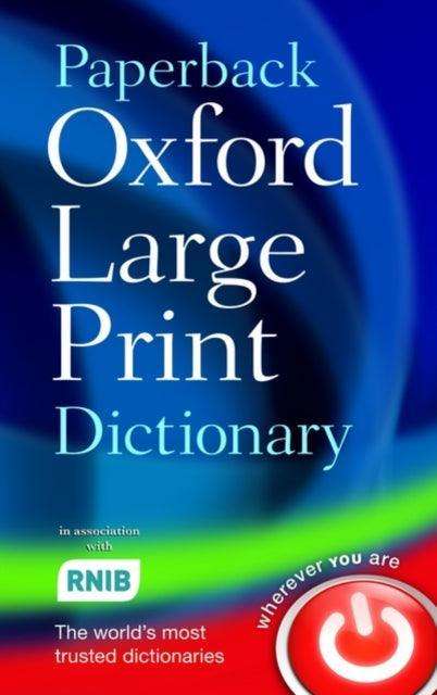 Paperback Oxford Large Print Dictionary - The Cleeve Bookshop