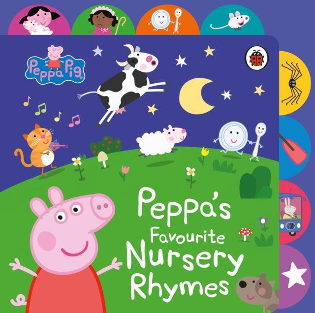 Peppa Pig: Peppa’s Favourite Nursery Rhymes : Tabbed Board Book - The Cleeve Bookshop