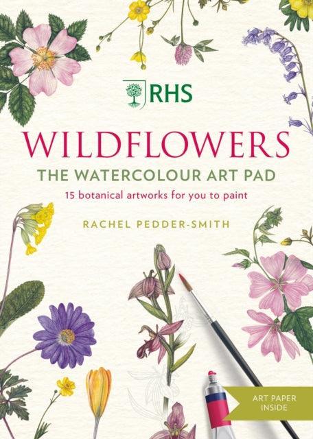 RHS Wildflowers Watercolour Art Pad - The Cleeve Bookshop