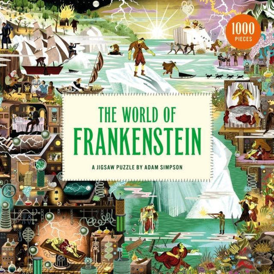 The World of Frankenstein : A Jigsaw Puzzle by Adam Simpson - The Cleeve Bookshop
