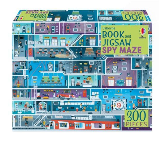 Usborne Book and Jigsaw Spy Maze - The Cleeve Bookshop