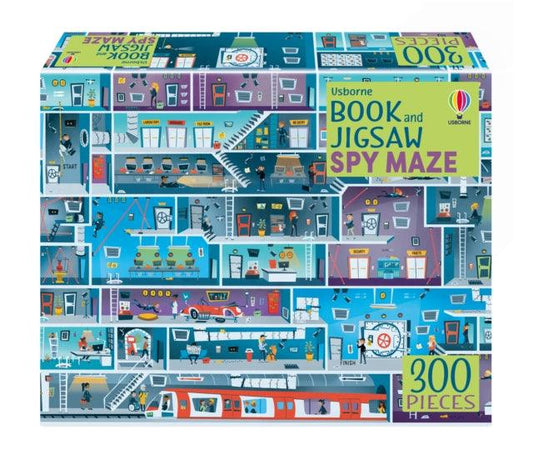 Usborne Book and Jigsaw Spy Maze - 9781803705071