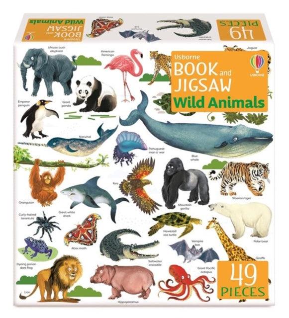 Usborne Book and Jigsaw Wild Animals - 9781803704845