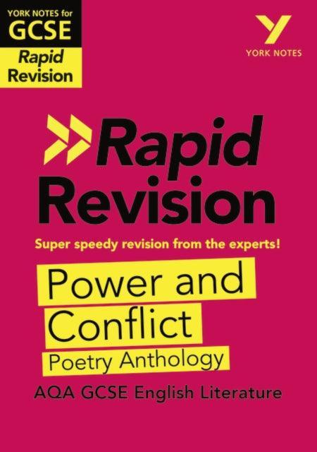 York Notes for AQA GCSE Rapid Revision: Power and Conflict AQA Poetry Anthology catch up, revise and be ready for and 2023 and 2024 exams and assessments - The Cleeve Bookshop